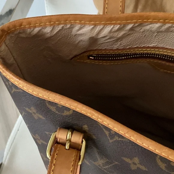 Louis Vuitton Monogram Bucket GM Tote Bag Brown - Picture 14 of 16